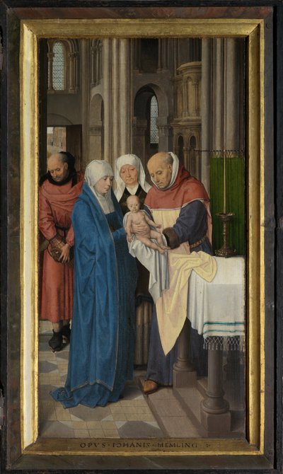 Right Panel of the Triptych of Jan Floreins by Hans Memling