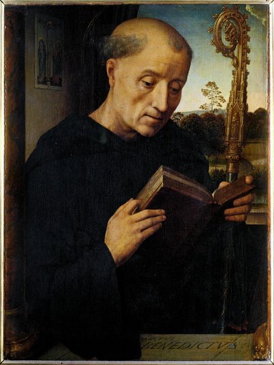 Saint Benedict of Nurcia by Hans Memling
