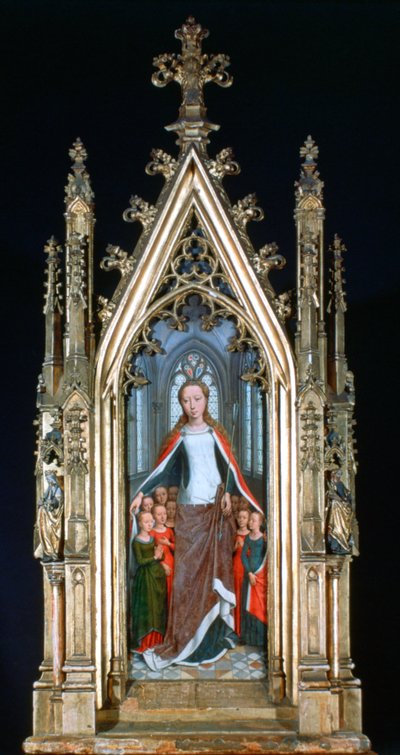 St Ursula Shrine, St Ursula and the Holy Virgins by Hans Memling