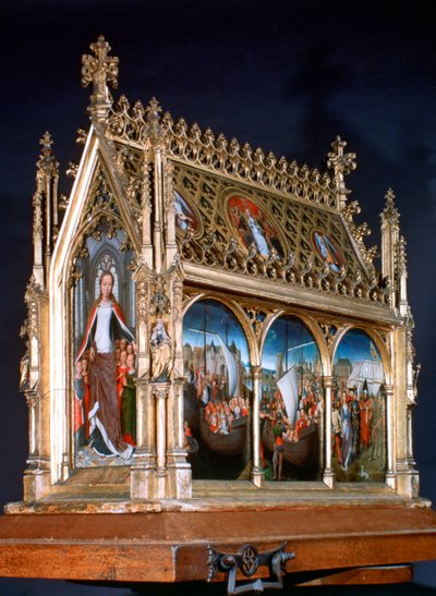St Ursula Shrine, St Ursula and the Holy Virgins, 1489 by Hans Memling