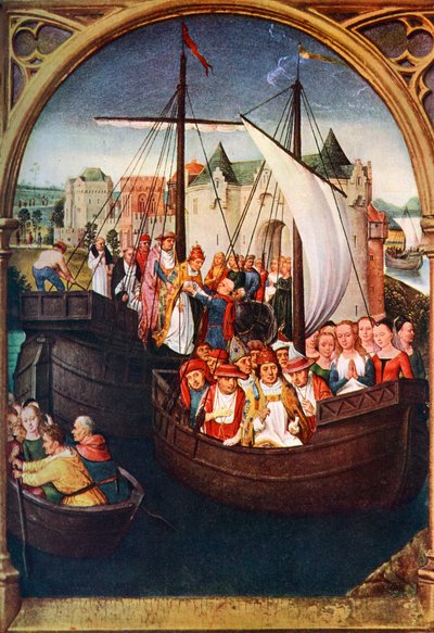 The Departure of St Ursula from Basel by Hans Memling