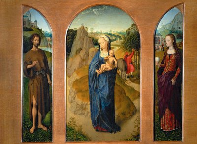 Triptych with the Madonna and Child by Hans Memling