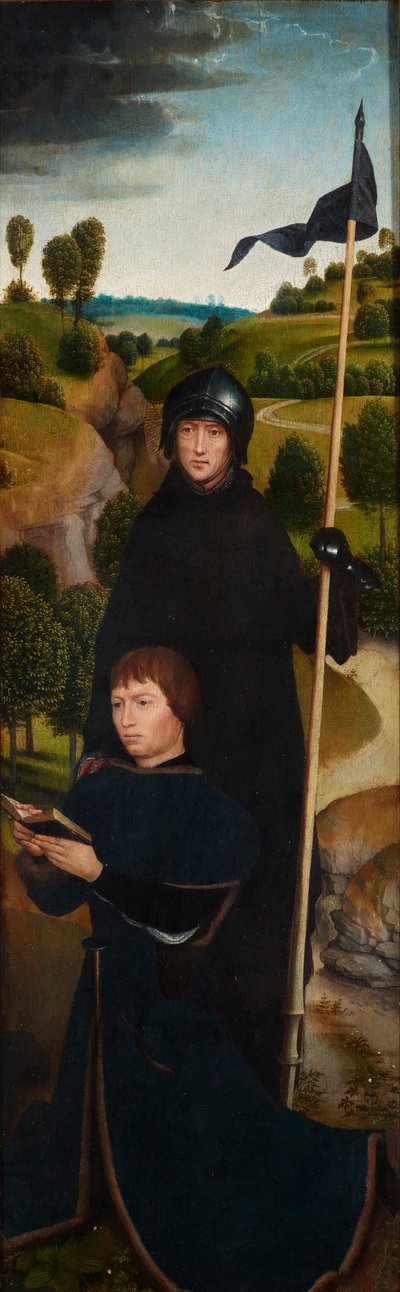 Young Man at Prayer with St. William of Maleval by Hans Memling