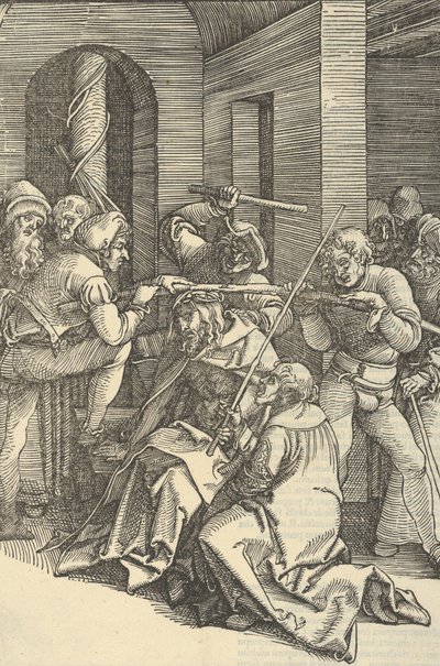 Christ Crowned with Thorns, from Speculum Passionis Domini Nostri Ihesu Christi by Hans Schäufelein the Elder