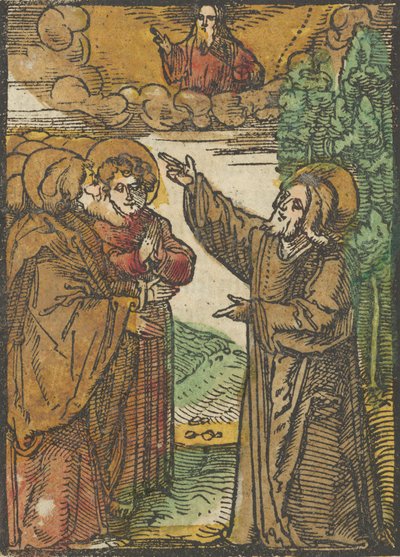 Christ Talking about His Return to the Father, from Das Plenarium by Hans Schäufelein the Elder