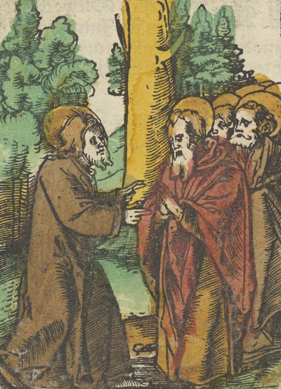 Christ Teaching the Disciples, from Das Plenarium by Hans Schäufelein the Elder