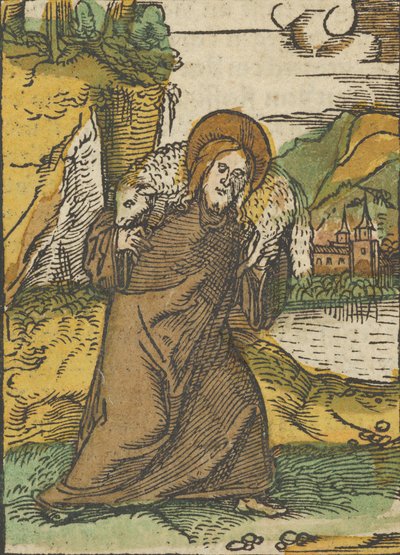 Christ as Good Shepherd, from Das Plenarium by Hans Schäufelein the Elder