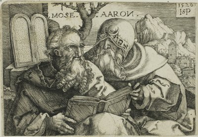 Moses and Aaron by Hans Sebald Beham
