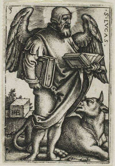 St. Luke, from The Four Evangelists by Hans Sebald Beham