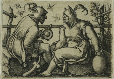 The Fool and the Foolish Woman by Hans Sebald Beham