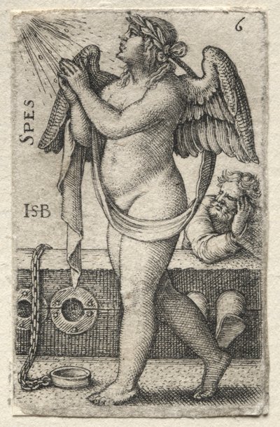 The Knowledge of God and the Seven Cardinal Virtues: Hope - Spes by Hans Sebald Beham