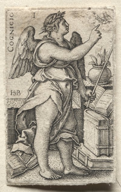 The Knowledge of God and the Seven Cardinal Virtues: Knowledge of God - Cognicio by Hans Sebald Beham