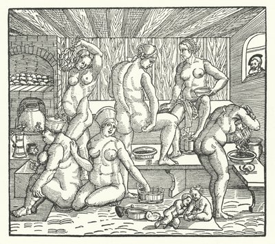 Women Bathing by Hans Sebald Beham
