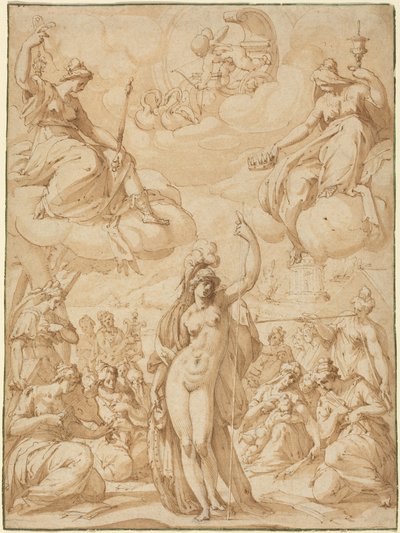 Allegory of Minerva as the Head of the Muses by Hans Speckaert