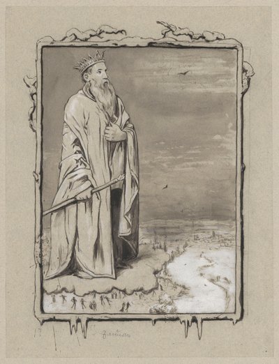 Allegory of January by Hans Thoma