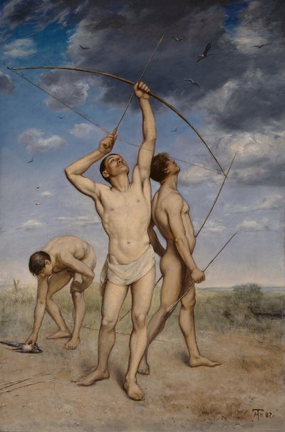 Archers by Hans Thoma
