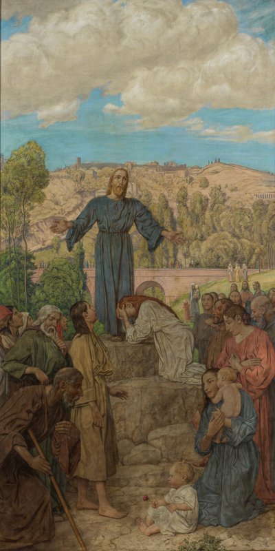 Christ as Teacher by Hans Thoma
