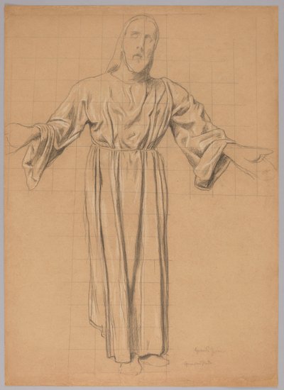 Christ with Outstretched Arms by Hans Thoma