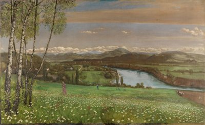 The Rhine Valley near Säckingen by Hans Thoma