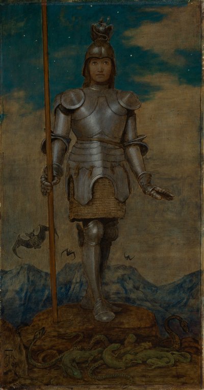 Saint George the Knight by Hans Thoma