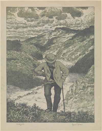 The Wanderer (Masterpiece) by Hans Thoma