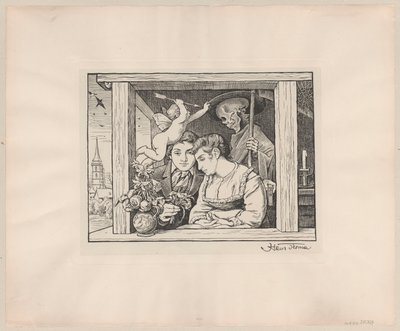 A Heart, a Loyalty Alone Shall Be Between Us Both by Hans Thoma