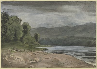 Landscape with Thunderclouds by Hans Thoma
