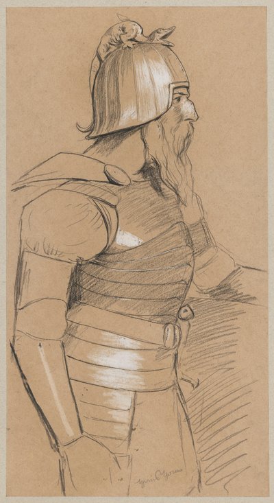 Costume Design for Hagen by Hans Thoma