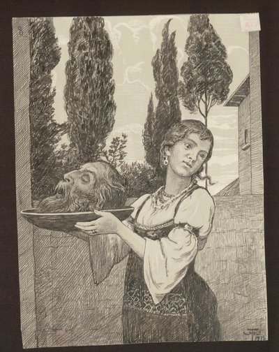 Salome with the Head of St. John the Baptist by Hans Thoma