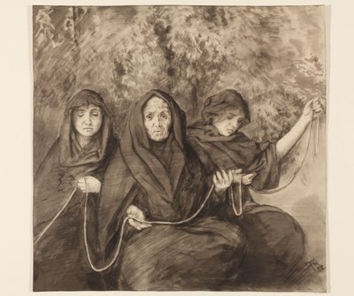 Three Norns by Hans Thoma