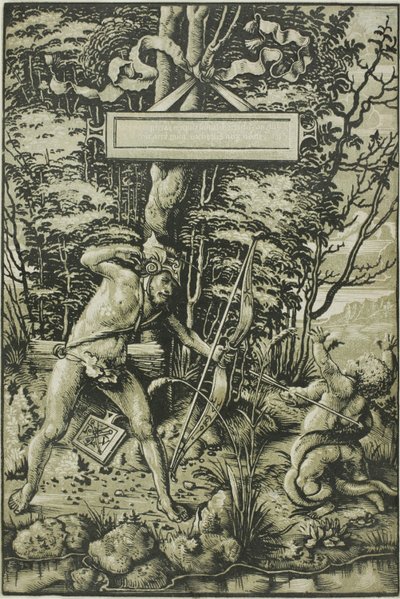 Alcon Slaying the Serpent by Hans Wechtlin I