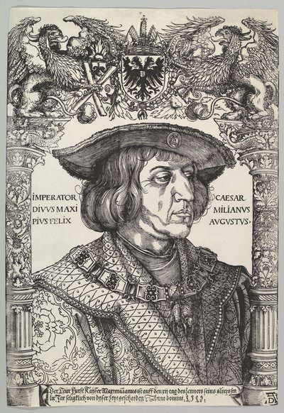 Portrait of Emperor Maximilian I, 1519 by Hans Weiditz
