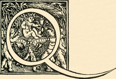 Q - An Alphabet by Hans Weiditz by Hans Weiditz