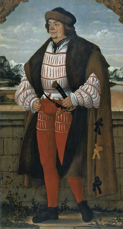The Court Jester Known as Knight Christoph by Hans Wertinger von