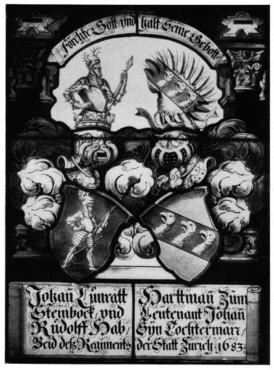 Affoltern Church Window by Hans Wilhelm Wolf