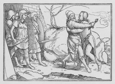 Amasa is Slain by Joab by Hans after Holbein the Younger