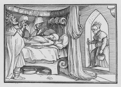 Jeroboam Sendeth His Wife in Disguise to Inquire of Ahijah the Prophet by Hans after Holbein the Younger