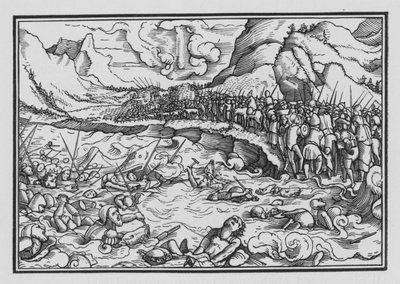 Pharaoh Pursues the Israelites by Hans after Holbein the Younger
