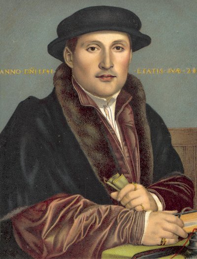 Portrait of a Gentleman by Hans after Holbein the Younger