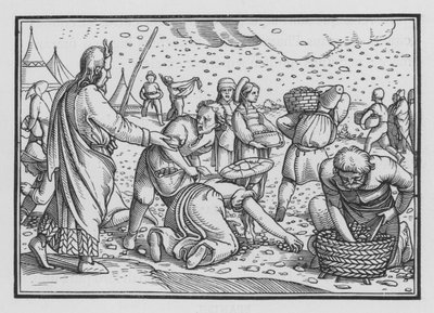 The Israelites Murmur for Want of Bread by Hans after Holbein the Younger