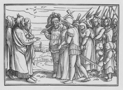 The Midianites Spoiled, and Balaam Slain by Hans after Holbein the Younger