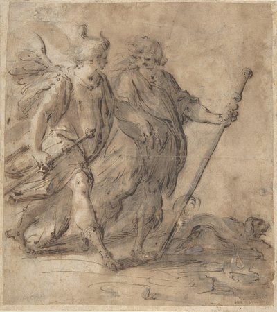Tobias and the Angel by Hans von Aachen