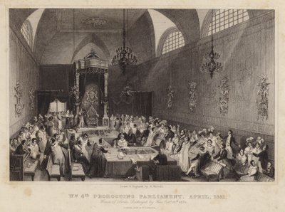 King William IV Proroguing Parliament, April 1831 by Harden Sidney Melville