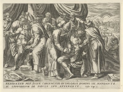 Circumcision of the Israelites (The History of Joshua) (series title) by Harmen Jansz Muller