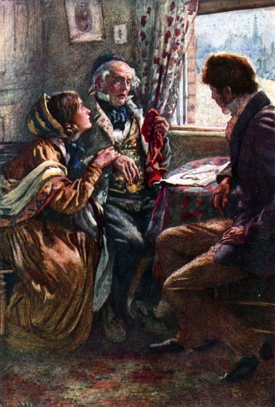 Arthur Clennam Tells the Good News by Harold Copping
