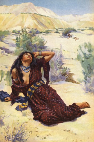 Hagar and Ishmael in the Desert by Harold Copping