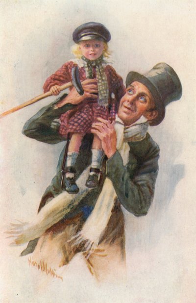 Illustration for A Christmas Carol by Charles Dickens by Harold Copping