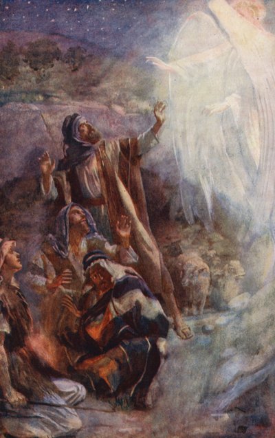 New Testament: The Shepherds of Bethlehem by Harold Copping