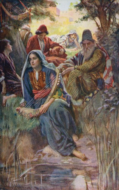 Old Testament: By the Rivers of Babylon by Harold Copping