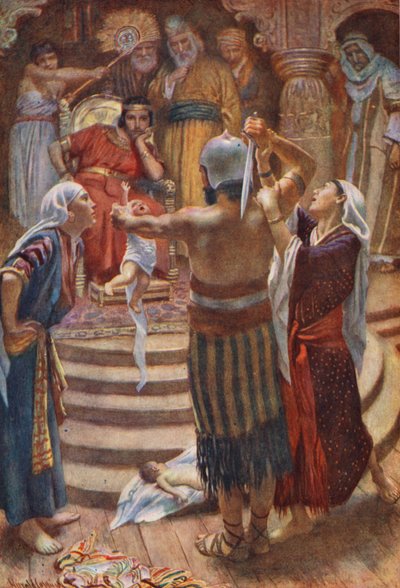 Old Testament: Solomon, the Wise King by Harold Copping